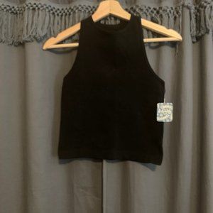 Free People Black Crop Tank (M/L)